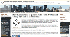 Desktop Screenshot of gamesjobscanada.com