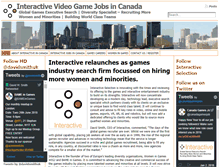 Tablet Screenshot of gamesjobscanada.com